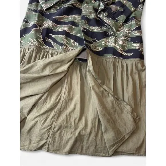 TRU-SPEC Women Shirt Dress Large Regular Camouflage Cotton - Picture 5 of 8